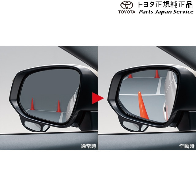 純正 トヨタ TOYOTA 80系ハリアー リバース連動ミラー(設定2) トヨタ MXUA80 MXUA85 AXUH80 AXUH85 AXUP85 80HARRIER TOYOTA
