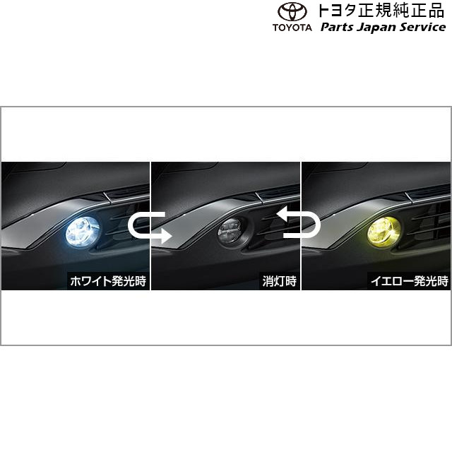 80系ハリアー バイカラーLEDフォグランプ(切り替え式) トヨタ MXUA80 MXUA85 AXUH80 AXUH85 AXUP85 80HARRIER TOYOTA