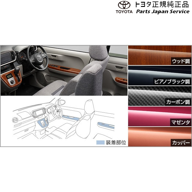 700系パッソ インテリアパネルセット トヨタ M700A M710A 700PASSO TOYOTA｜パーツジャパンサービス店 33,428円