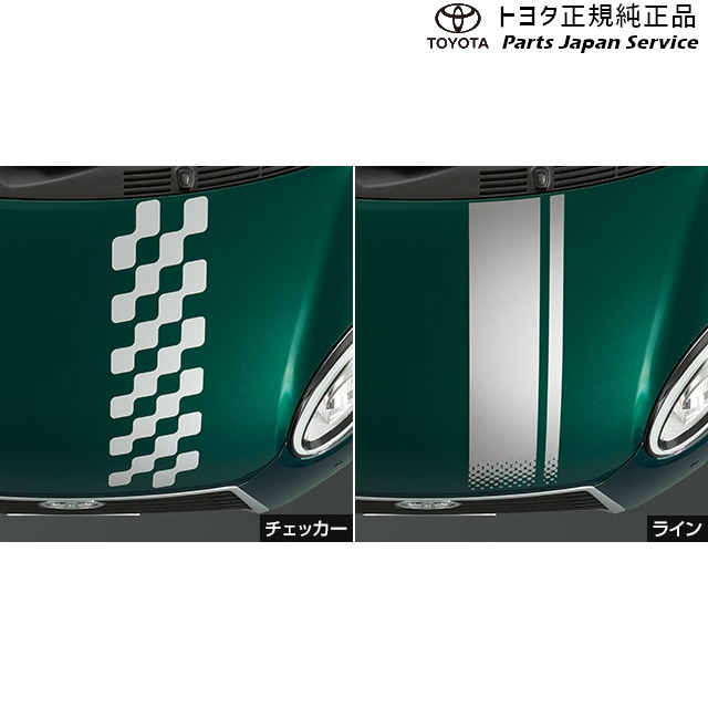 純正 トヨタ TOYOTA 700系パッソ フードデカール M700A M710A 700passo