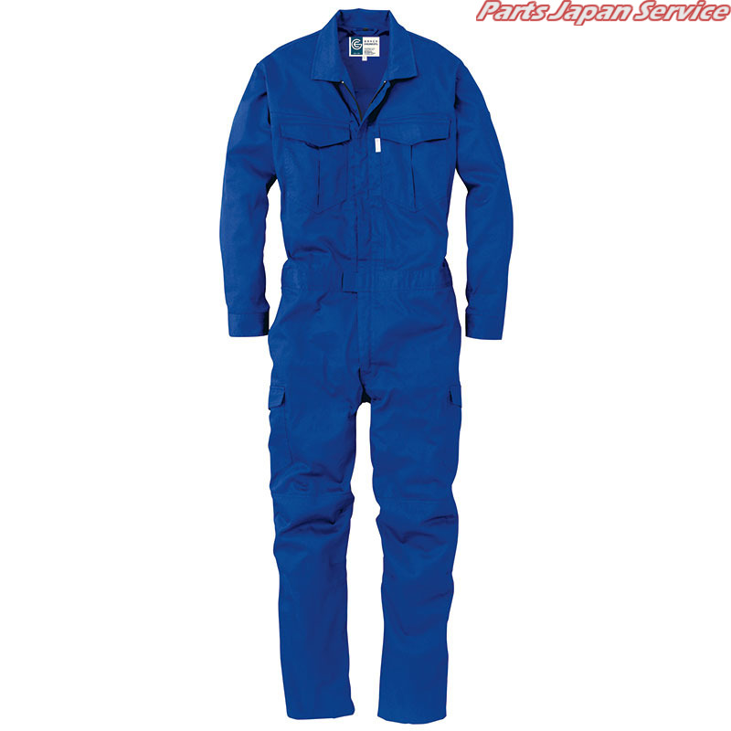 コットンツイルサマー長袖ツナギブルーBL GE-227-3-BL|パーツジャパンサービス店