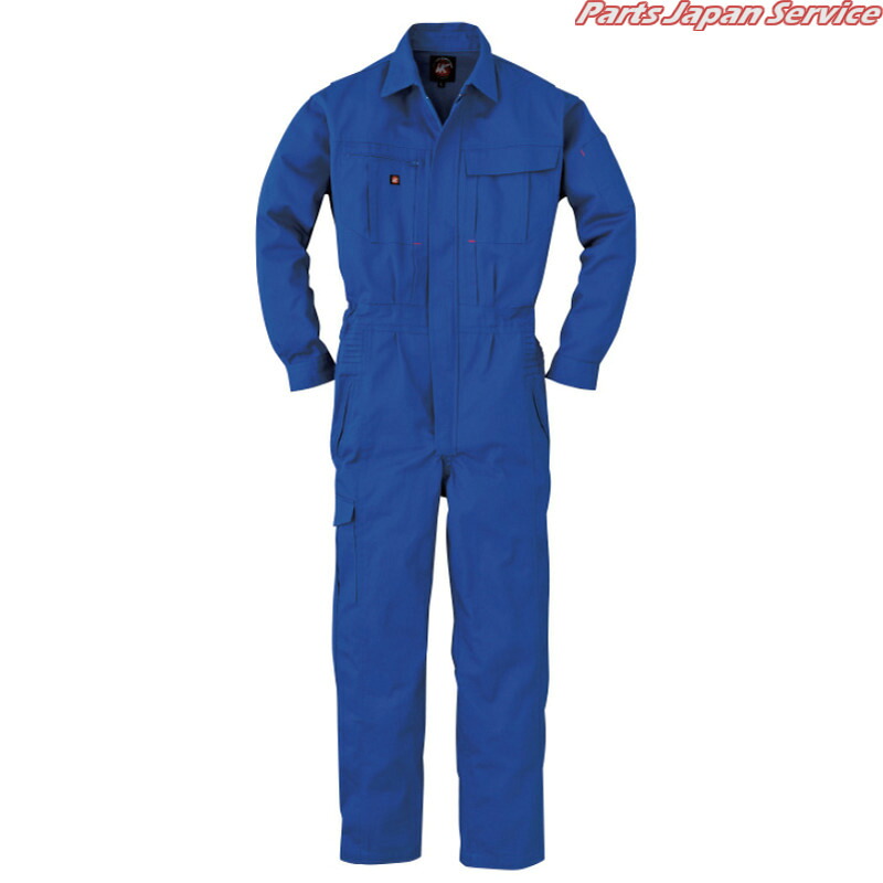 アコーディオンタック作業服ブルー IK7800-03-4L