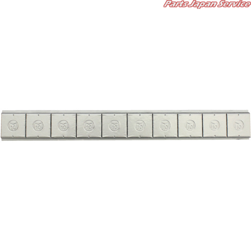 10gX10貼付板ウエイト黒テープ20本 WA-13S