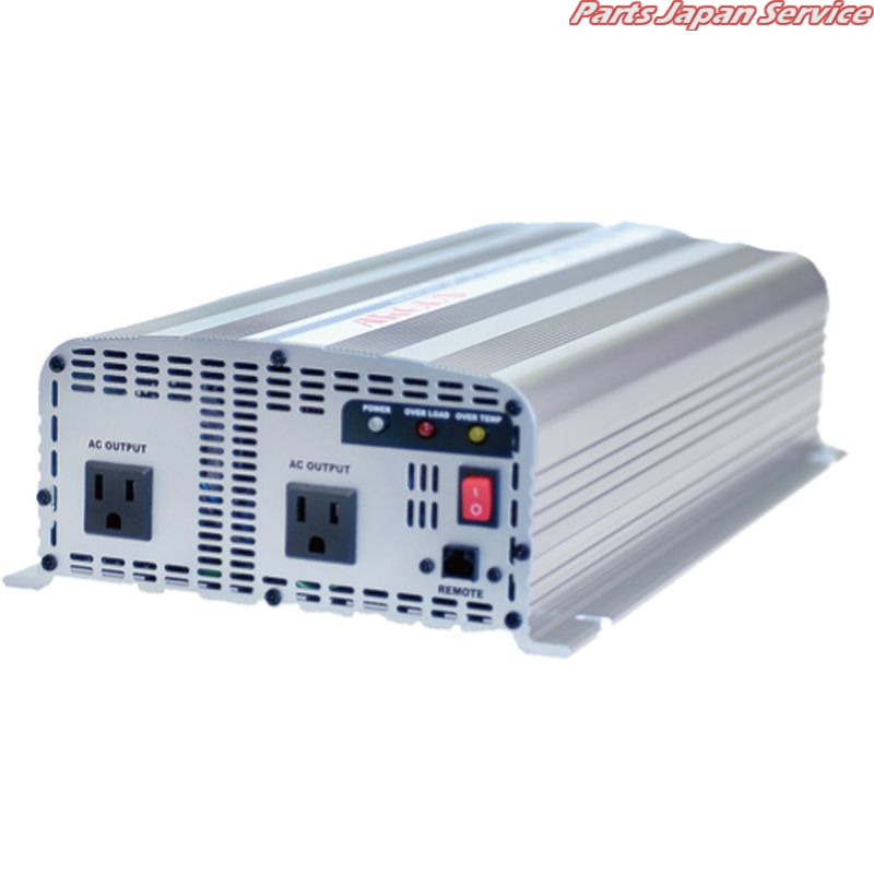 denryo sr1000t-124 DC-AC インバータ写真のものが全てです DC->ACインバータ 正弦波 DENRYO (切換式) SR1000T-124 (入力DC24V)