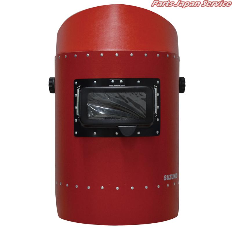 カラーヘルメット面レッド P-896