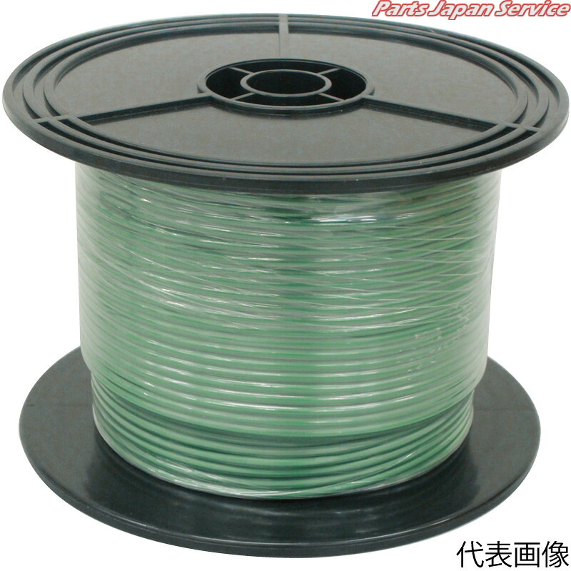 3.0sqビニールコード緑100m AV3.0GR