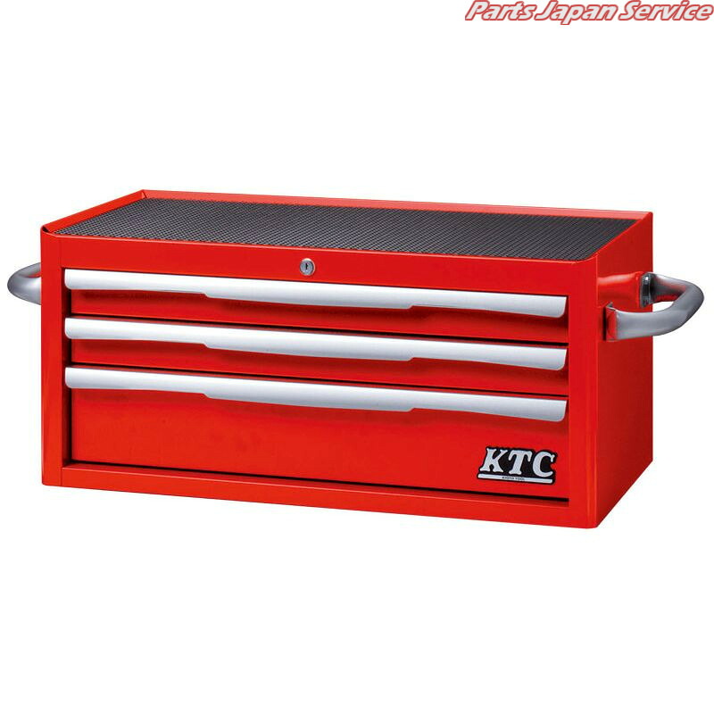 フラットトップチェスト3段3引出しレッド EKR-2003R｜パーツジャパンサービス店 50,507円