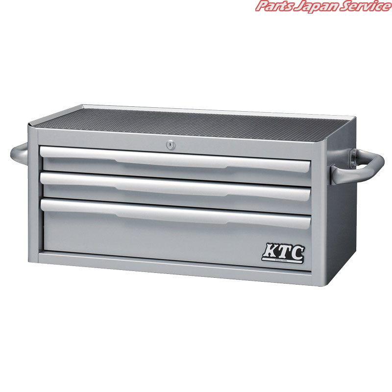 フラットトップチェスト3段3引出シルバー EKR-2003|パーツジャパンサービス店
