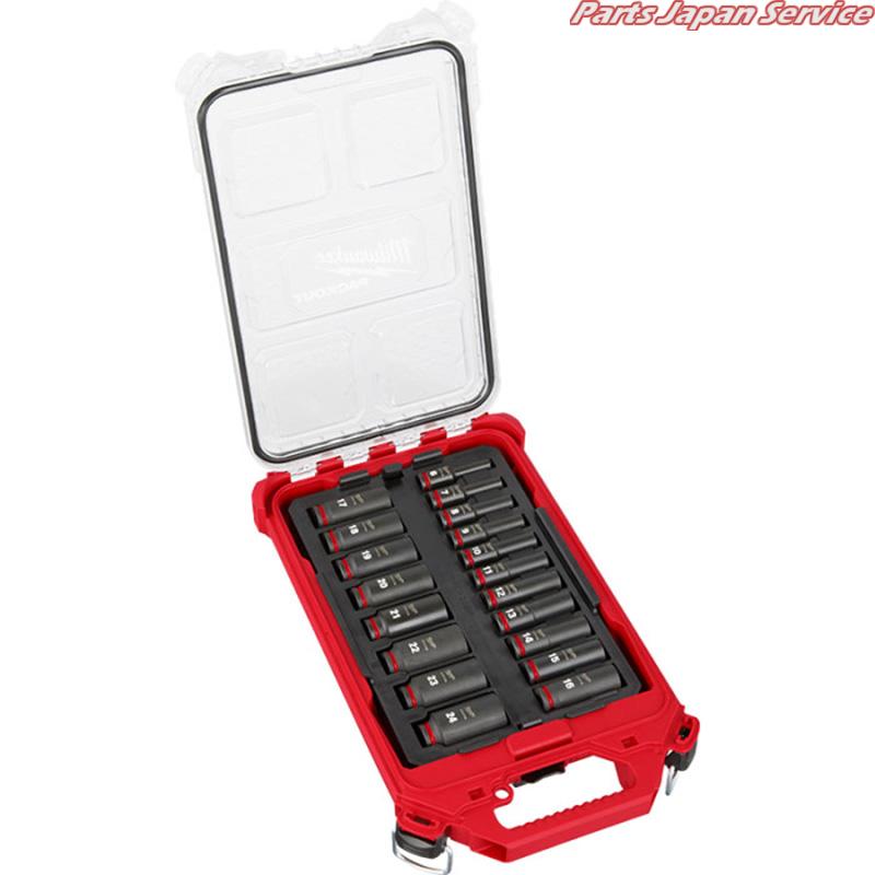 9.5sqディープインパクトソケット19PCSPACKOUTセット 49-66-6801