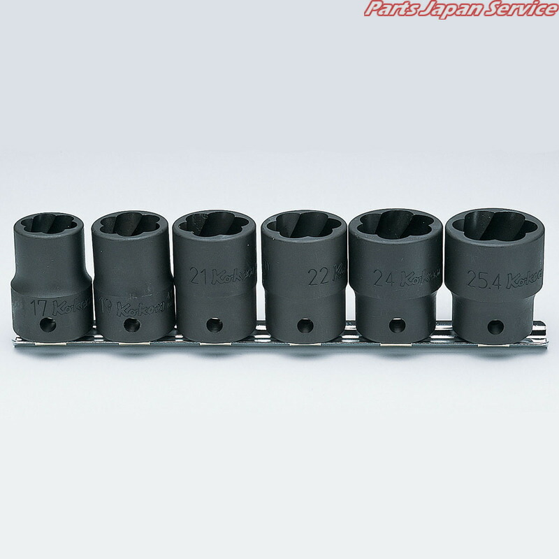 1/2ナットツイスターレールセット6ケ組 RS4127/6|パーツジャパンサービス店
