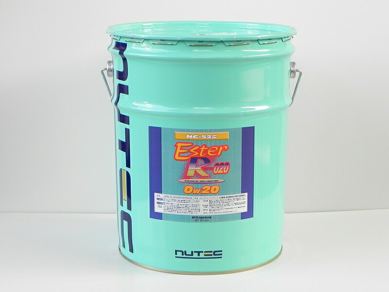 NUTEC（ニューテック） ESTER RACINGシリーズ（NC-52E）化学合成（エステル系） 0W-20 / 0W20 20L缶エンジンオイル｜パーツ館