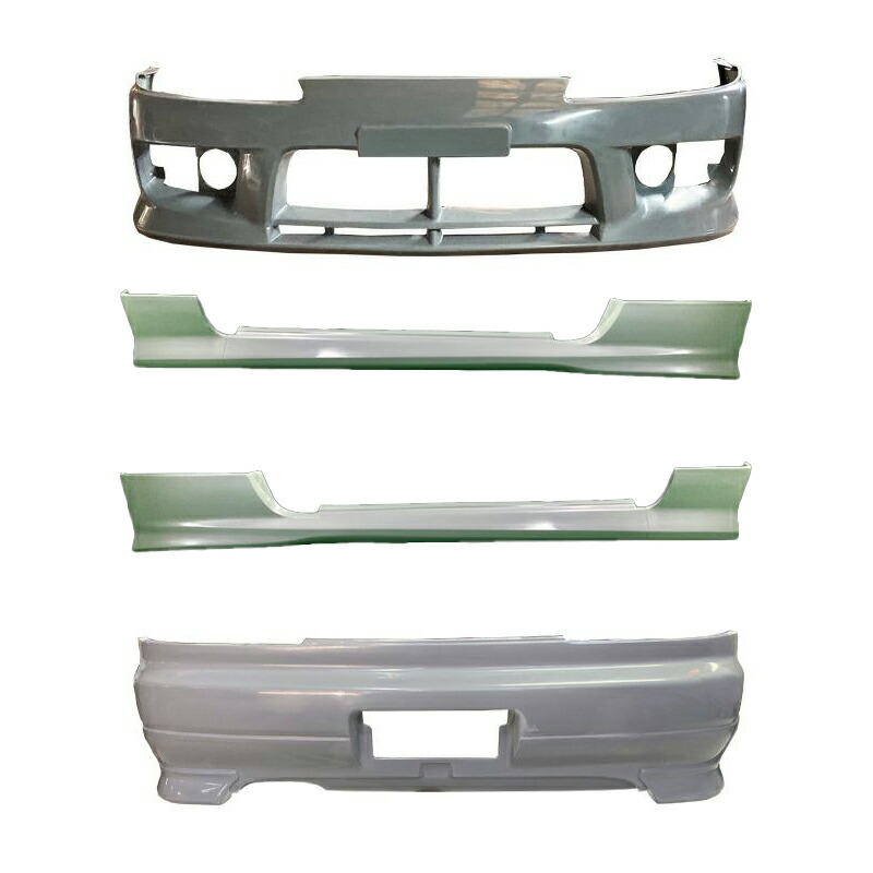 楽天市場】S15 シルビア フロントバンパー リアバンパー サイド