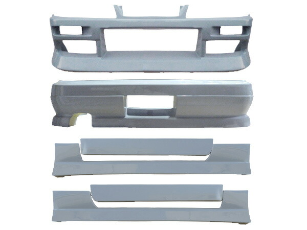 楽天市場】シルビア S14 エアロセット 前期 H5/10～H8/6 FRP 未塗装