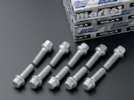 マルス MARS 17HEX -13R-ラウンド形状-M14-P1.5 ユニクロメッキ　SPECIAL SIZE 10本SET （35mm～60mm）