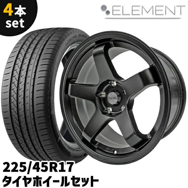 ブラック多スポークホイール4本セット 17インチ送料込 楽天市場】4本 ホイール単品 ブラック アルミホイール 17インチ