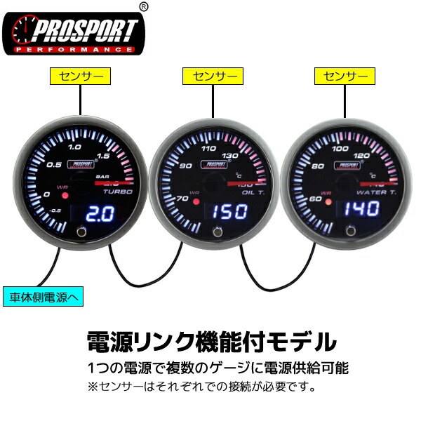 車 油圧計 メーター 60パイ Prosport プロスポーツ デジタル アナログ同時表示 ワーニング機能付 カスタム パーツ Purplehouse Co Uk