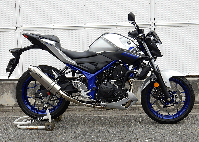 WR'S YAMAHA YZF-R25 / MT-25用 ダブルアールズ チタンオーバルサイレンサー/フルエキゾースト(LV2250JM)|PartsOnline 店