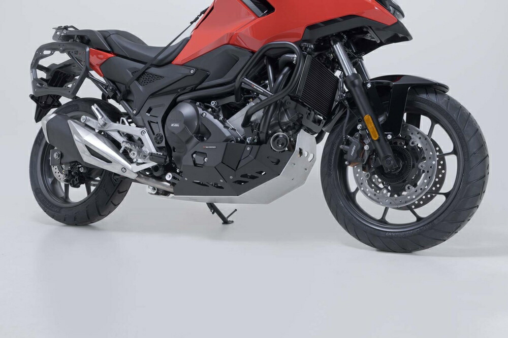 SW-MOTECH NC750S NC750X エンジンガード ブラック/シルバー MSS0115110102|PartsOnline 店