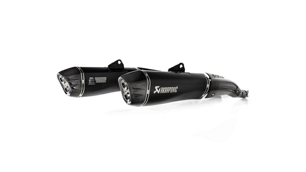 AKRAPOVIC BMW K1600 GRAND AEMRICA BMW K1600B e4仕様 SLIP ON LINE チタン ブラック S-B16SO3-HRAATBL