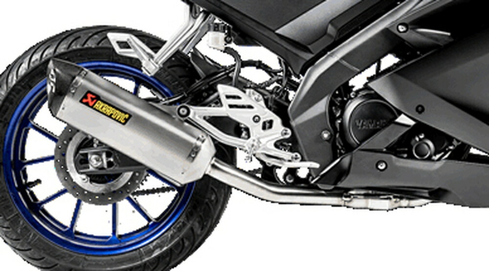 AKRAPOVIC YZFR125/R15 MT-125 e4仕様RACING LINE(1-1)チタン S-Y125R6-HZT