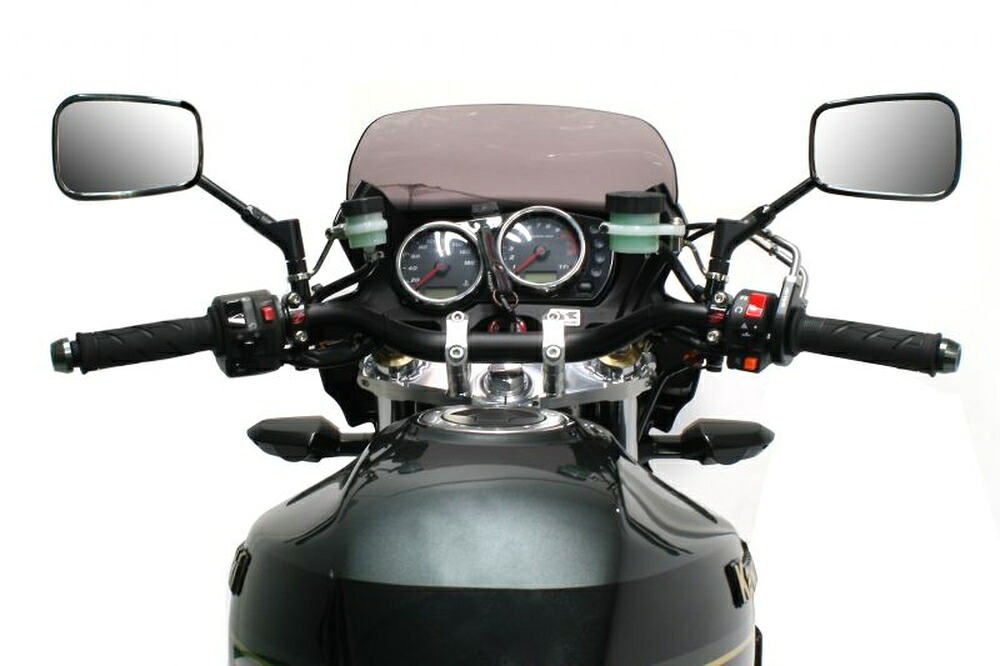 ACTIVE ZRX1200 DAEG ZRX1200R/1100 コンバーチブルステムキット φ43 シルバー(ハンドルポスト径φ28.6) 13670007