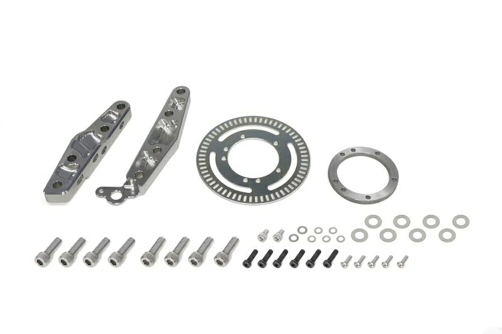 HYPERPRO CB1300SB/ABS CB1300SF/ABS AH1フォーク用 アキシャルキャリパーサポート (40mmピッチ＆320mm) シルバー 1470091S
