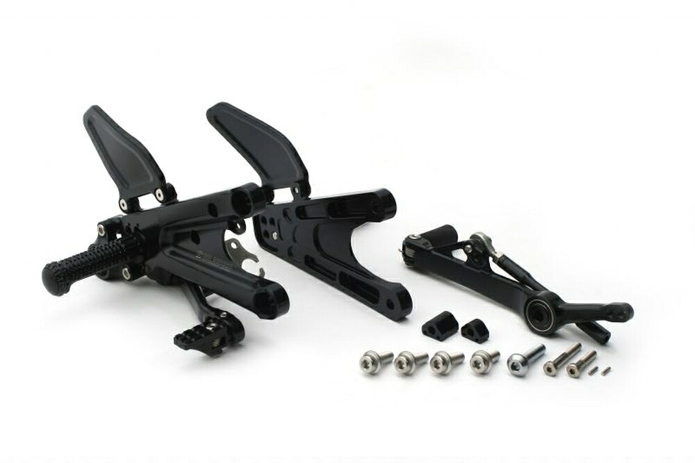 GALE SPEED YZF-R6 Elaborate フットコントロールキット ブラック FCK3002B