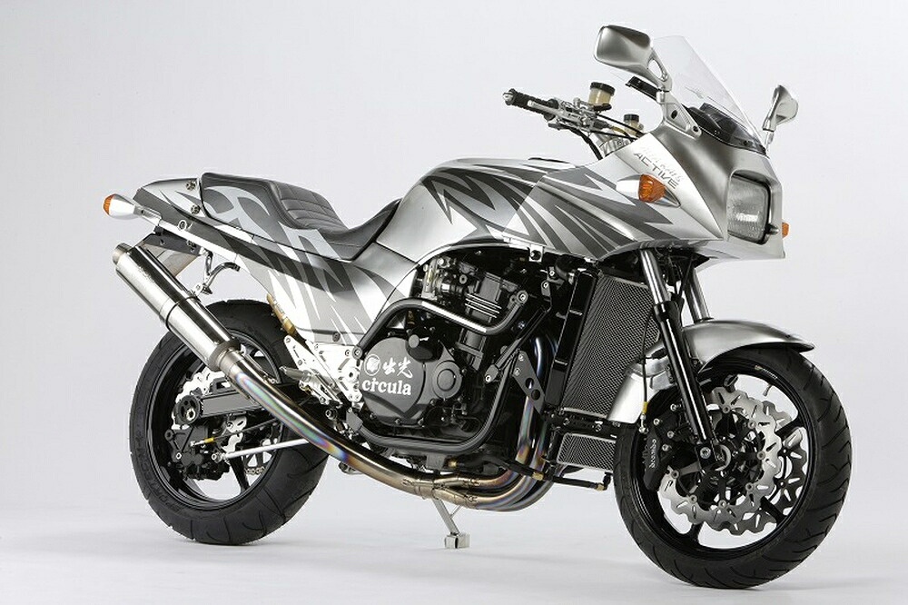 ACTIVE GPZ900R/750R サブフレーム マットブラック 1117042B|PartsOnline 店