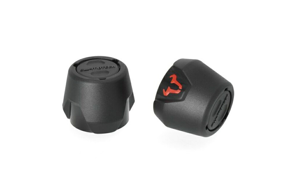 SW-MOTECH BMW F900R BMW F900XR BMW F850GS/ADVENTURE BMW F750GS アクスルスライダーセット(フロント)ブラック STP0717611502/B