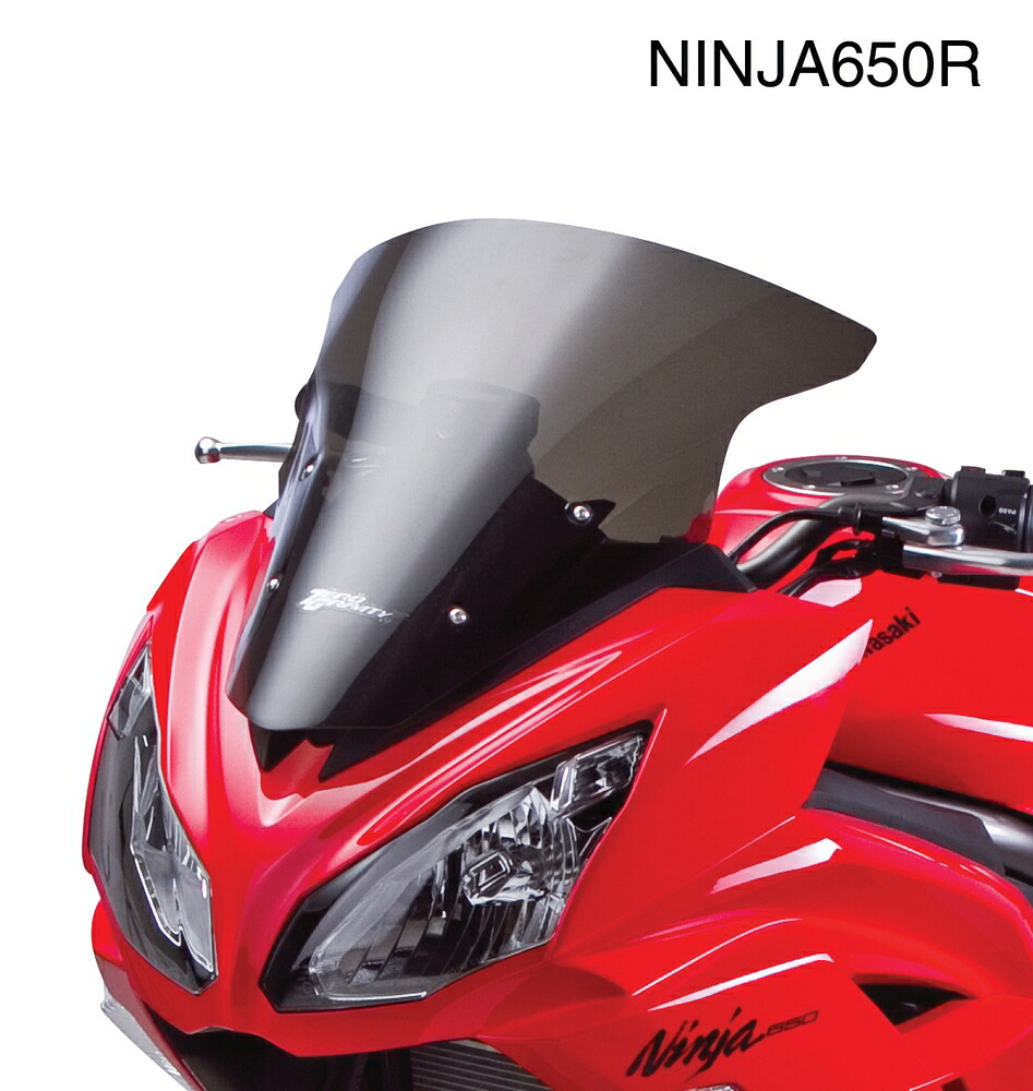 ZERO GRAVITY ER-6f Ninja650 Ninja400/ABS スクリーン SRタイプ ダークスモーク 2020719|PartsOnline 店