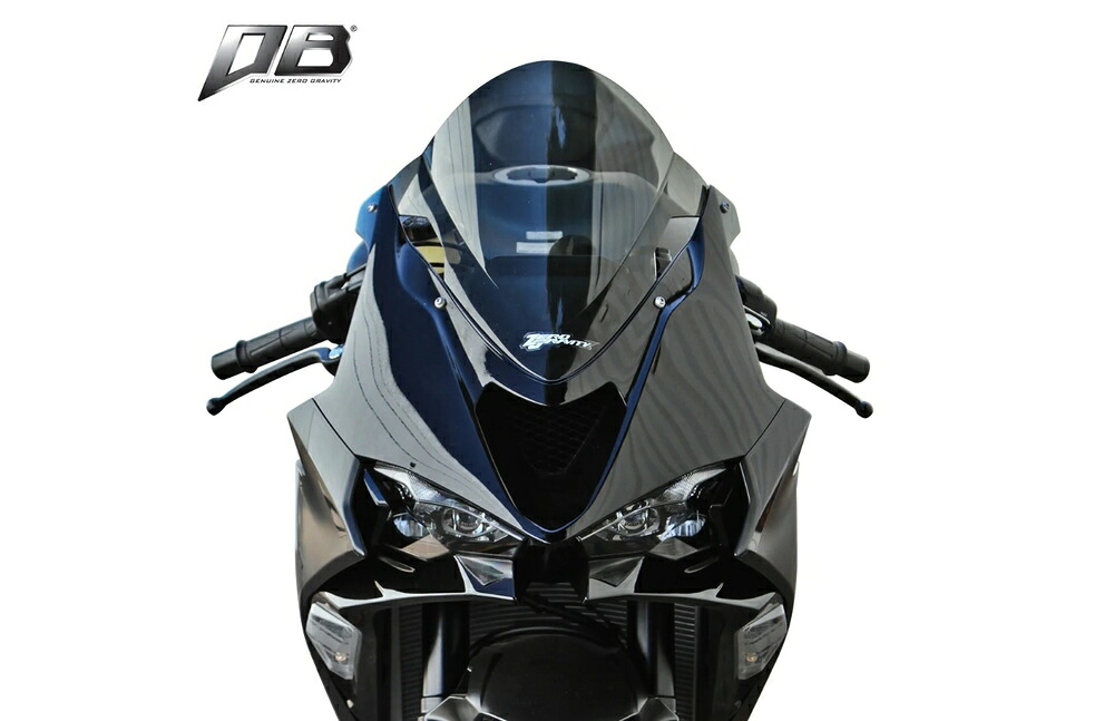 ZERO GRAVITY ZX-6R スクリーン ダブルバブル スモーク 1624802｜PartsOnline 店