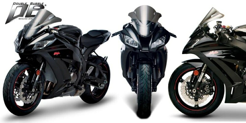 ZERO GRAVITY ZX-10R スクリーン ダブルバブル ダークスモーク 1626319