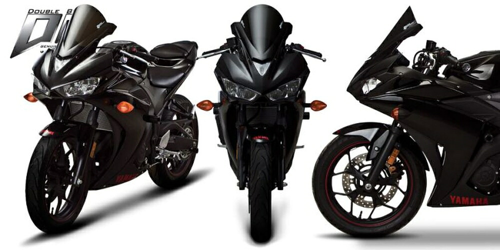 ZERO GRAVITY YZF-R25 YZF-R3/ABS スクリーン ダブルバブル ダークスモーク 1655319｜PartsOnline 店