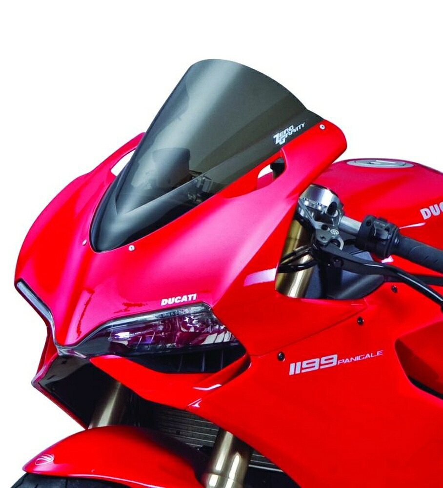 ZERO GRAVITY DUCATI 1199 PANIGALE DUCATI 899 PANIGALE スクリーン ダブルバブル ダークスモーク 1673819｜PartsOnline 店