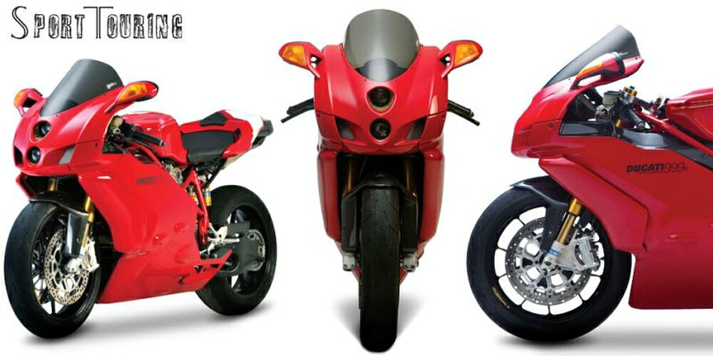 ZERO GRAVITY DUCATI 999/R/S DUCATI 749/DARK/R/S スクリーン スポーツツーリング クリア 2372801