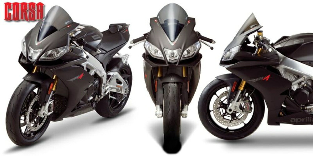 ZERO GRAVITY RSV4 Factory APRC/ABS スクリーン コルサ スモーク 24973M02｜PartsOnline 店