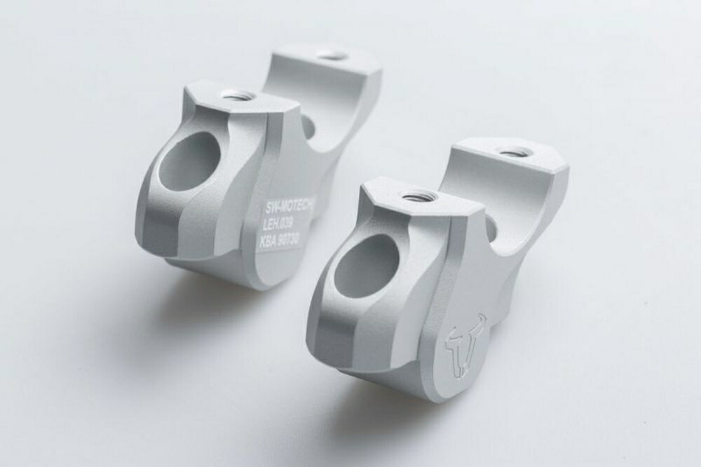 SW-MOTECH BMW R1200GS RALLYE バーバック 32mmアップ/25mmバック シルバー LEH0703912601/S