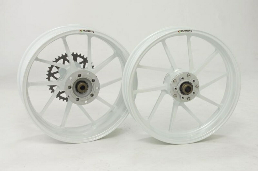 GALE SPEED ZRX1200R アルミ鍛造ホイール (TYPE-R) R 600-17 ソリッドホワイト リムセンター0mmオフセット仕様 28370162SW