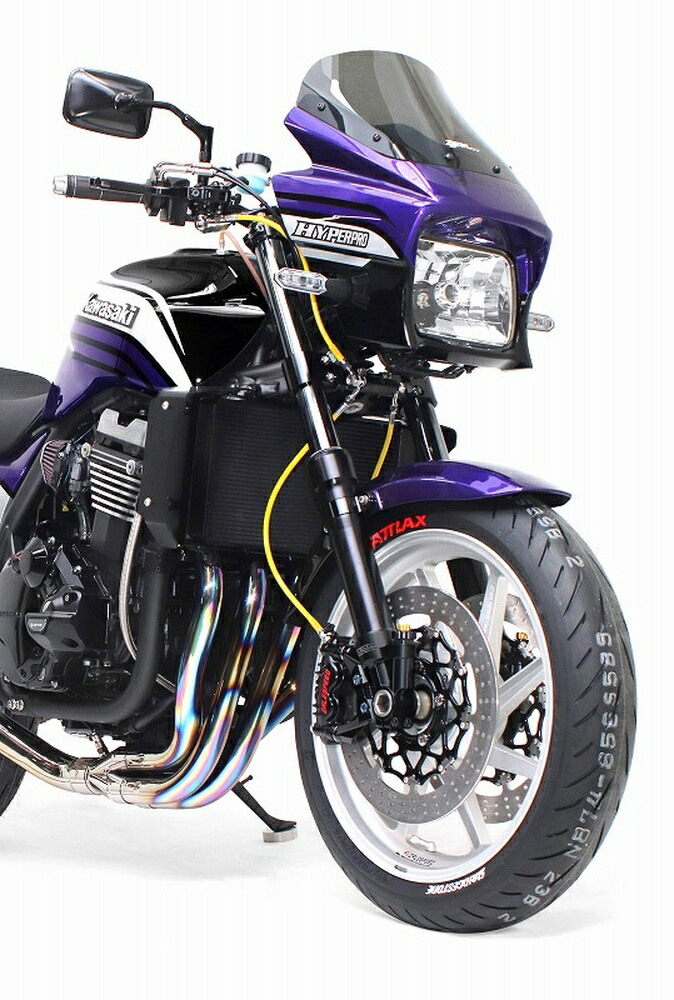 HYPERPRO ZRX1200 DAEG AH1フォーク ver.1.2 φ43 インナーブラック AH1BBT11-1.2