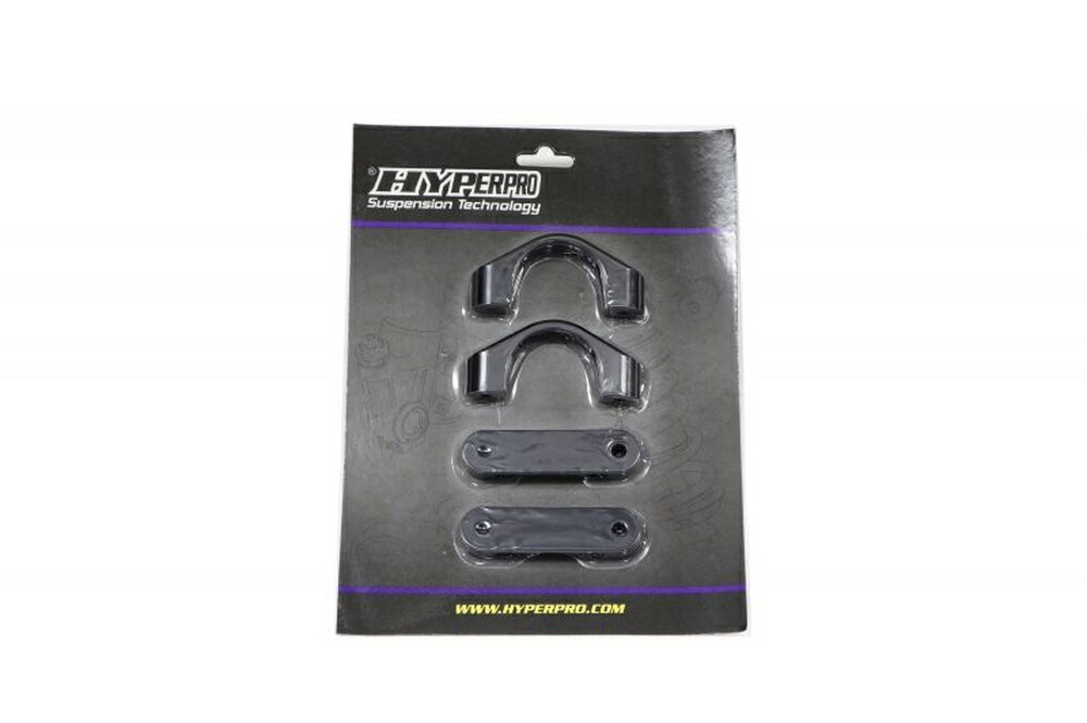 HYPERPRO HARLEY DAVIDSON TOURING FL H49フォーク用 フェンダーブラケット(左右セット) ブラック 22500022