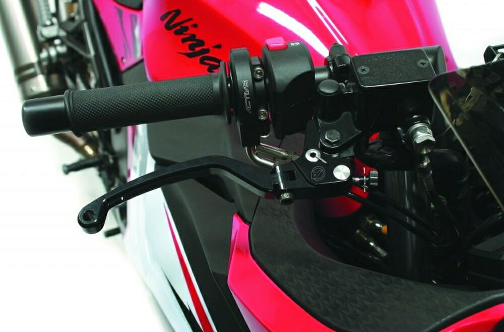 ACTIVE Ninja400/ABS Ninja250/ABS ビレットレバー RS2タイプ (ブレーキ) ブラック 1107310