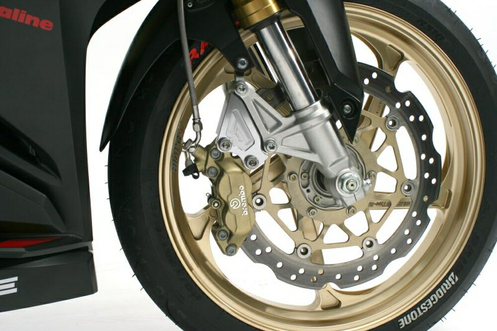 ACTIVE CBR250RR キャリパーサポート シルバー (40mmピッチ&STDローター径用) 1471009S