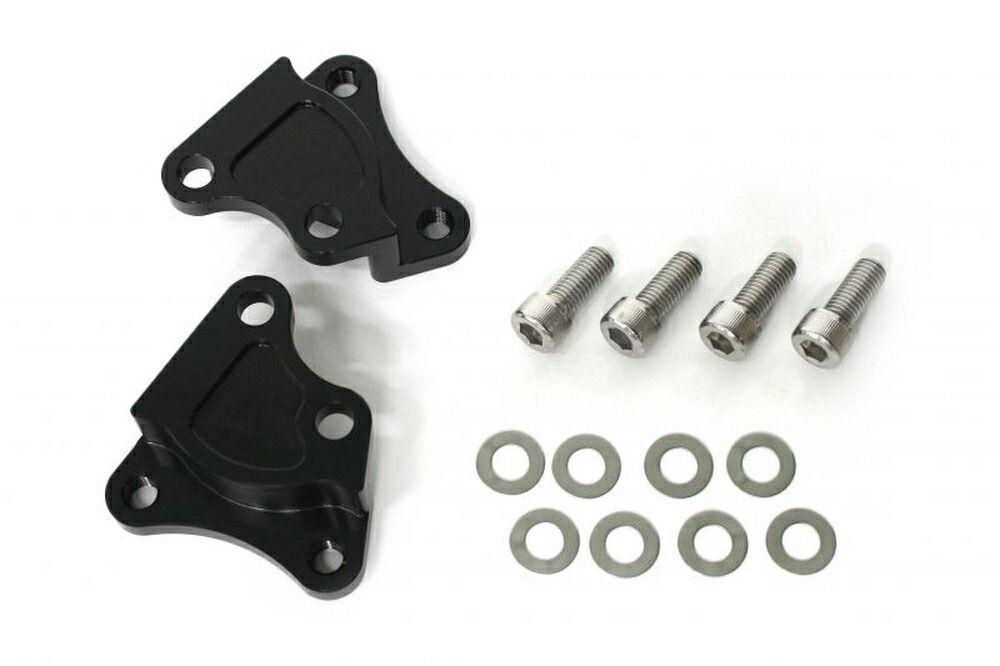 ACTIVE キャリパーサポート ブラック (brembo 40mmピッチ＆大型ローター径対応) 1470035B