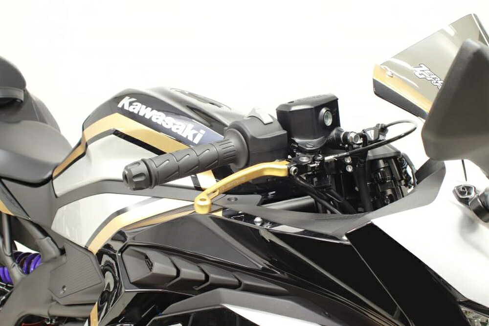 ACTIVE Ninja ZX-4R SE Ninja ZX-4RR Ninja ZX-25R/SE STFブレーキレバー ガンメタ（スターターキット） 12070304