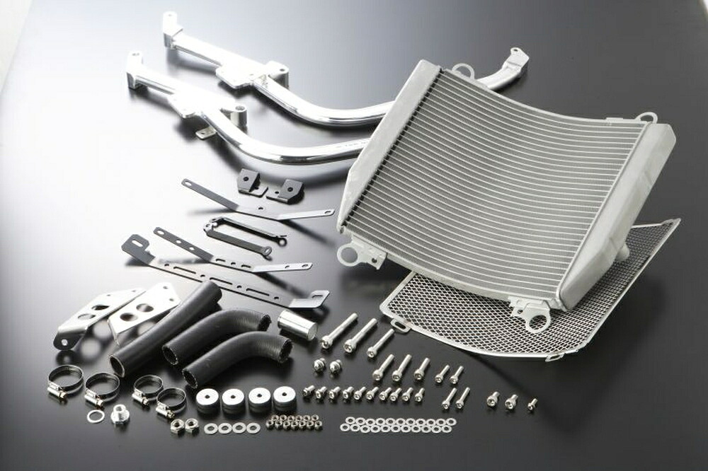 ACTIVE GPZ900R/750R ビッグラジエーターキット (TYPE-1) シルバー 5057021