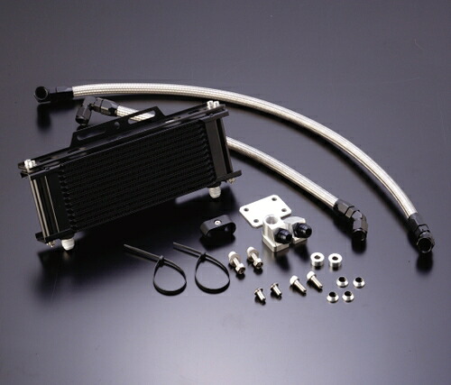 ACTIVE Z1000J Z1000R オイルクーラーキット (下出し) ストレート #8 9-13R ブラック仕様 AC14058813BN|PartsOnline 店