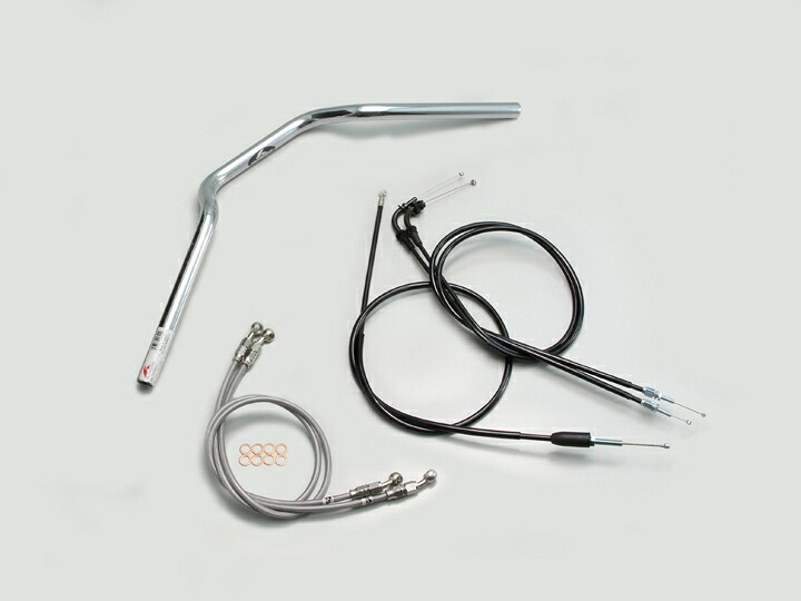 HURRICANE（ハリケーン） GSX400インパルス クォーター2型 ハンドルSET クロームメッキ H502-902C｜PartsOnline 店
