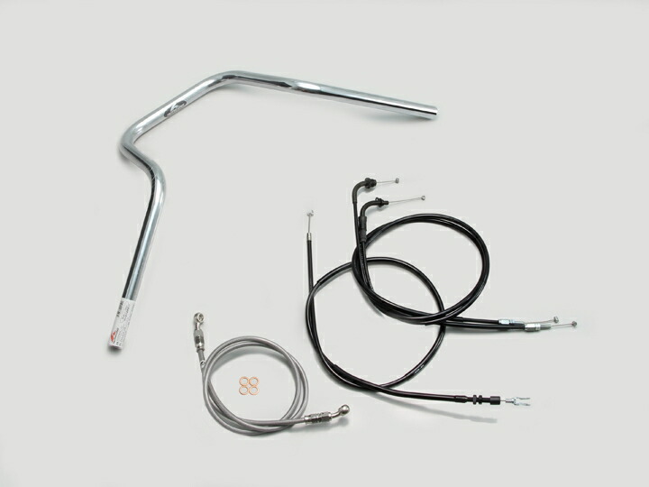 HURRICANE（ハリケーン） グラストラッカー/ビックボーイ POLICE 5型 ハンドルSET クロームメッキ H503-069C 14,484円