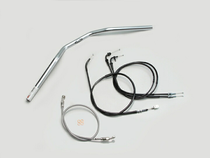 HURRICANE(ハリケーン) ST250/E スーパーバイクLOW ハンドルSET クロームメッキ H506-042C|PartsOnline 店