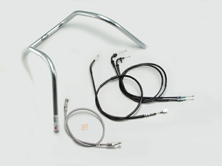 HURRICANE（ハリケーン） ST250/E 360シックスベンド ハンドルSET クロームメッキ H506-088C